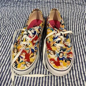 Vans Disney Princess Authentic Shoes Limited Edition RARE Womens 6.5